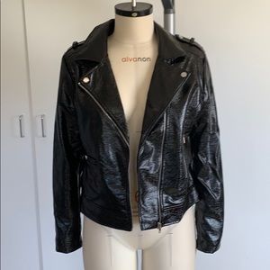 Charlotte Russe Faux leather moto jacket
